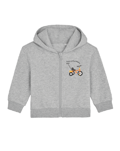 Hoody Baby Driewieler Header Grey