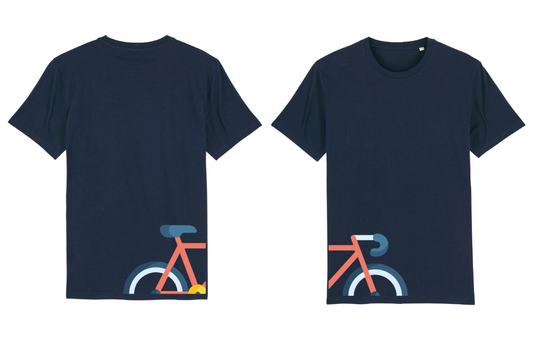 T shirt Bike Around Navy